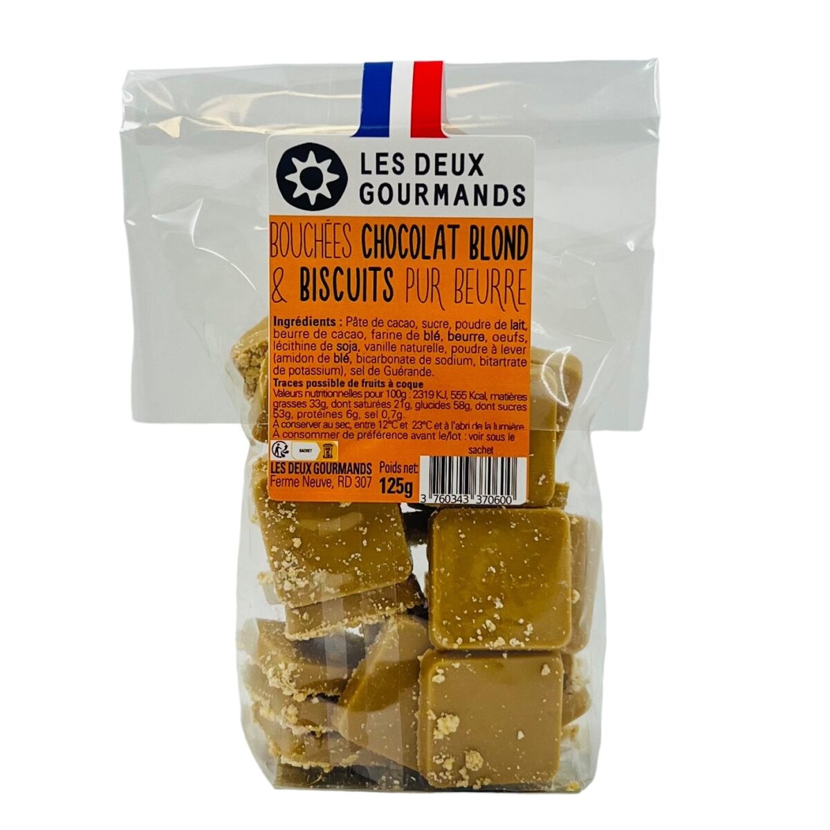 MINI BOUCHÉES CHOCO BLOND ET BISCUITS PUR BEURRE LES DEUX GOURMANDS – Image 2