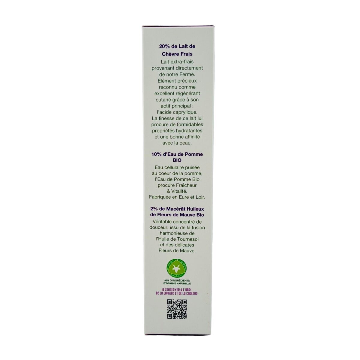 LAIT VISAGE ET CORPS AU LAIT DE CHÈVRE FLEUR DE COTON MALVA – Image 4