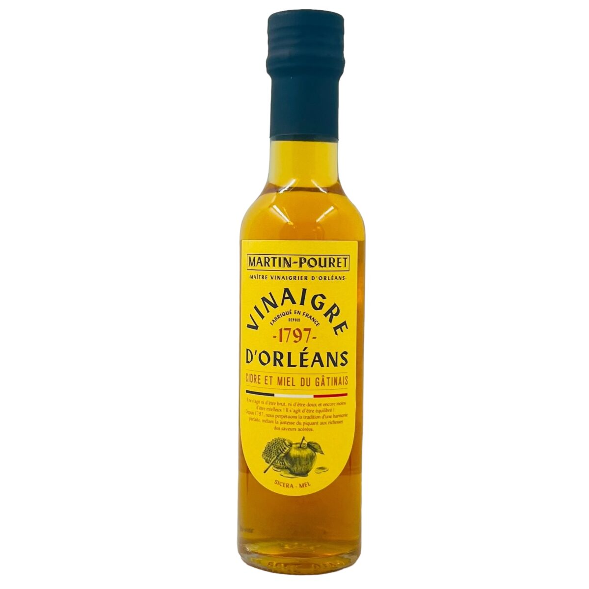 Photoroom_001_20240810_152158 VINAIGRE D'ORLEANS CIDRE ET MIEL DU GATINAIS MARTIN POURET – Image 1