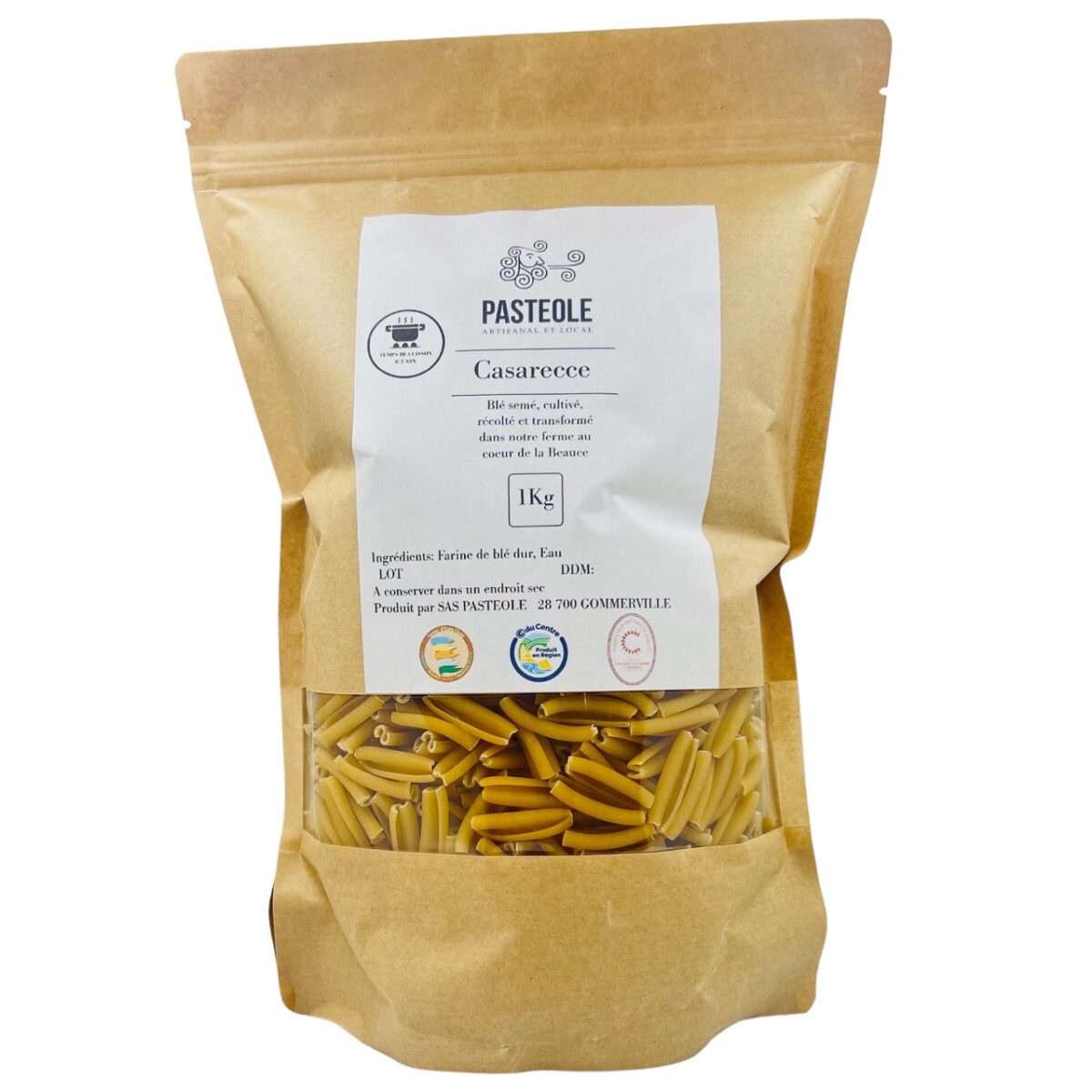 Photoroom_001_20240830_170636 - Grande PÂTES CASARECCE PASTEOLE – Image 1