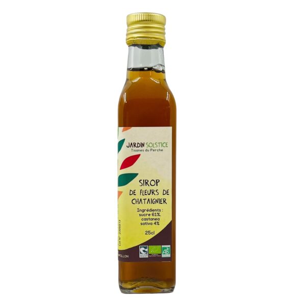 SIROP FLEURS DE CHATAIGNIER JARDIN SOLSTICE