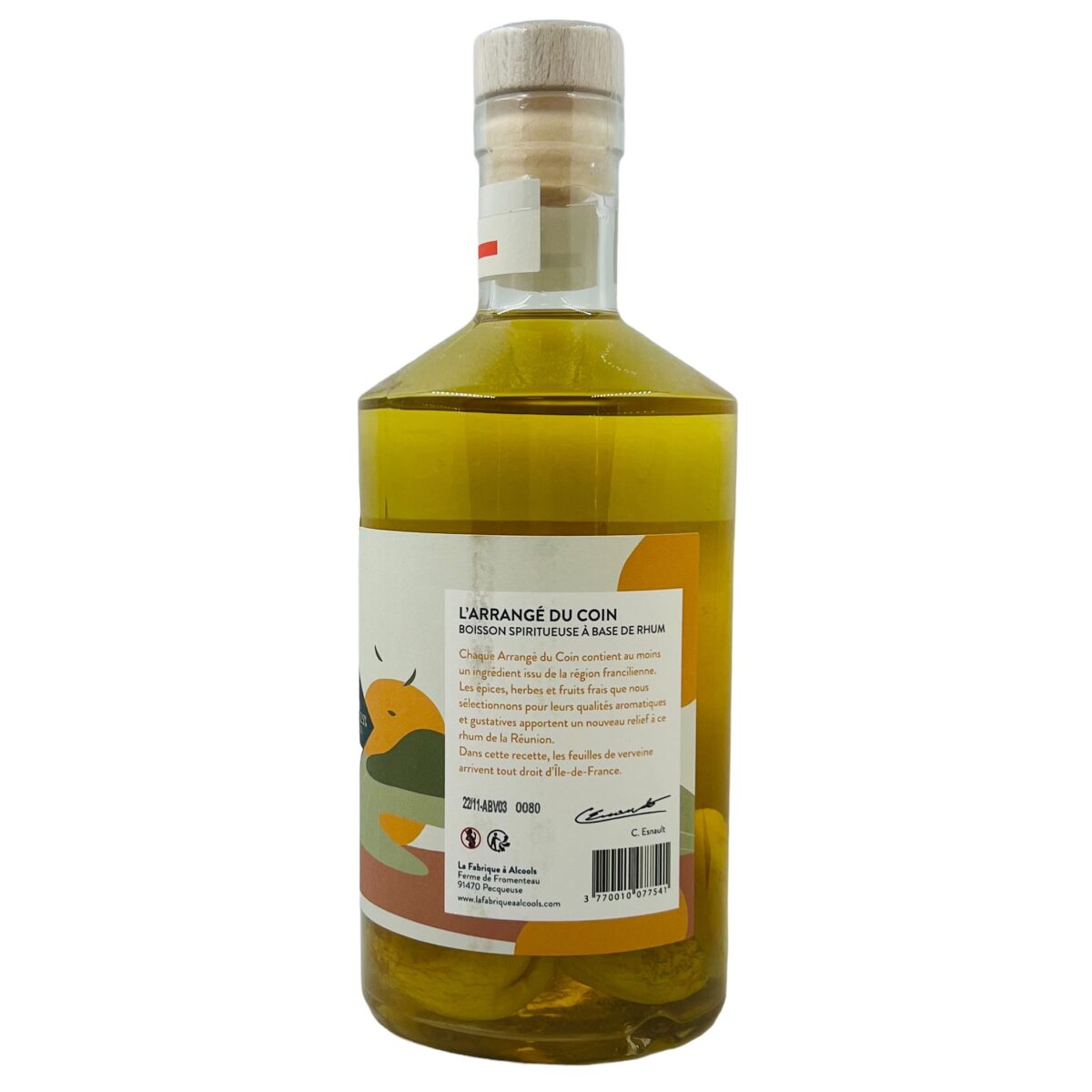 Photoroom_005_20240809_152526 2 RHUM ARRANGÉ "ABRICOT VERVEINE" – Image 2