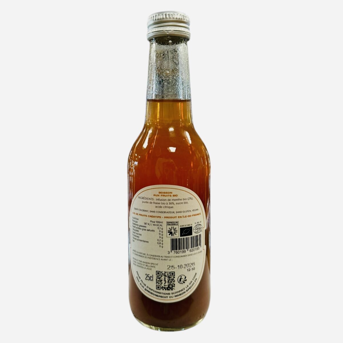 JUS "FRAISE IRRÉSISTIBLE" BIO – Image 2