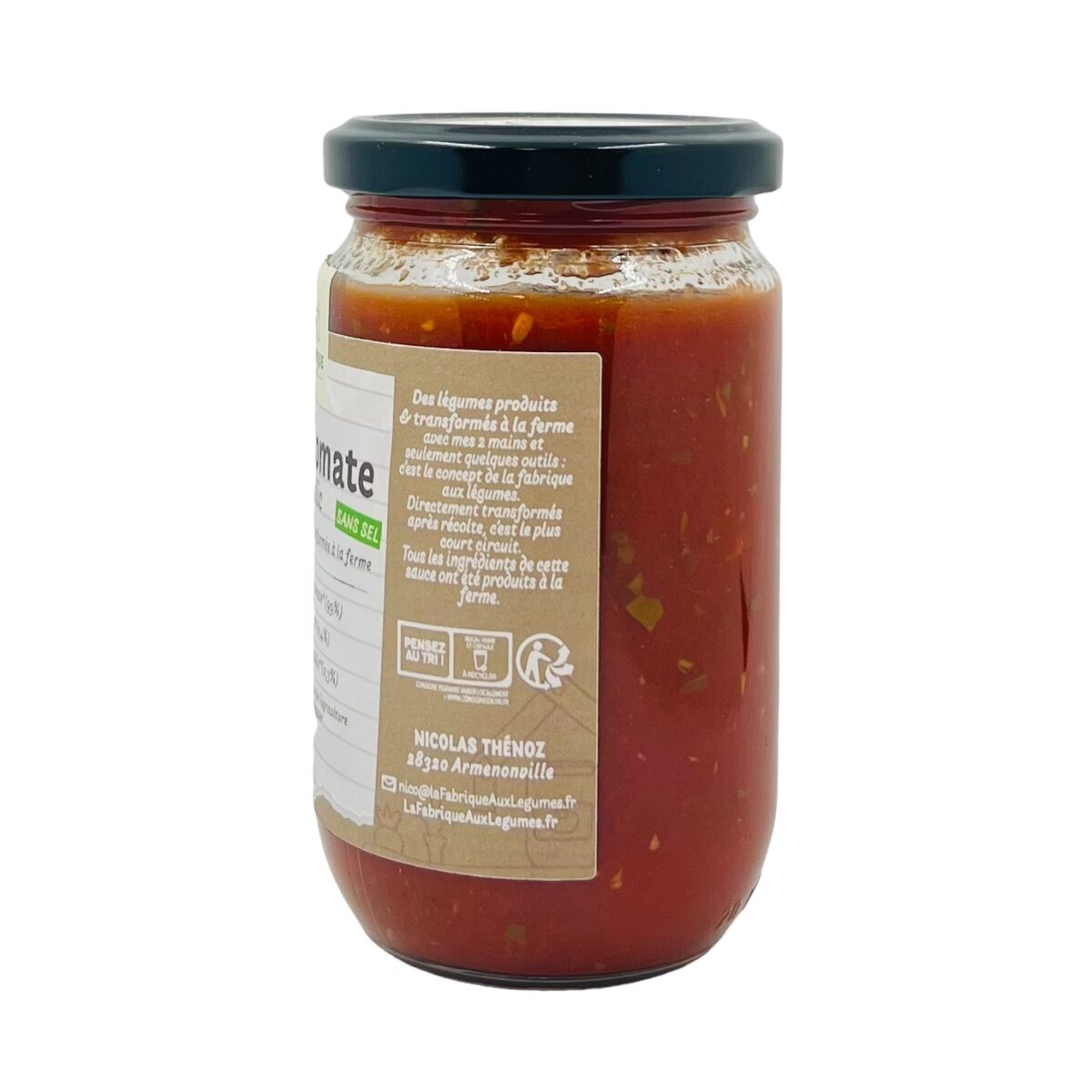 SAUCE TOMATE AUX LÉGUMES LA FABRIQUE AUX LÉGUMES – Image 2