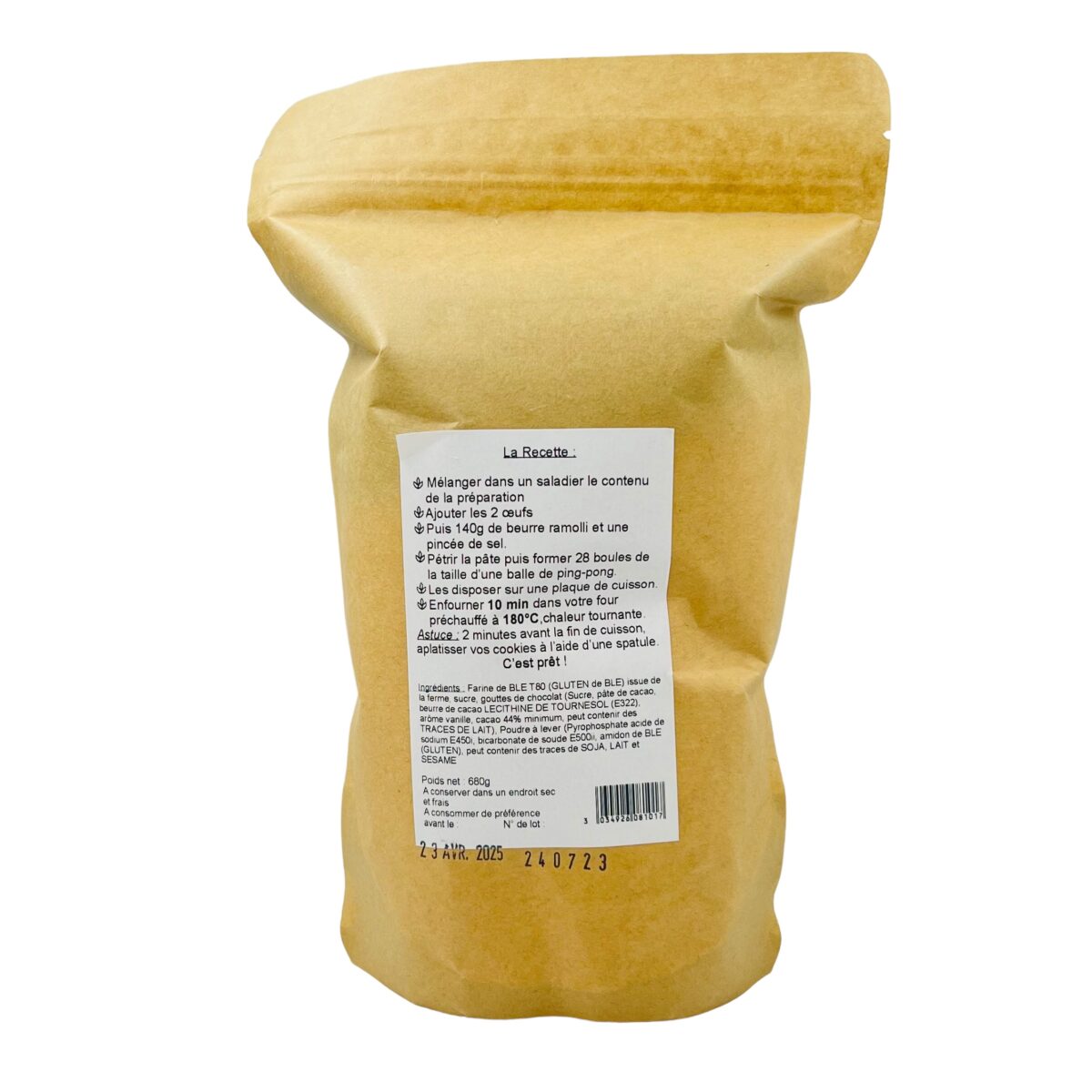 PRÉPARATION COOKIES PÉPITES CHOCOLAT FERME DE LA MANNE – Image 2