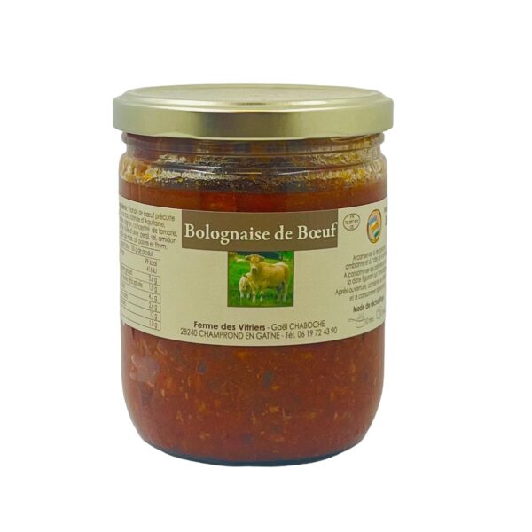 BOLOGNAISE BOEUF EARL LES VITRIERS