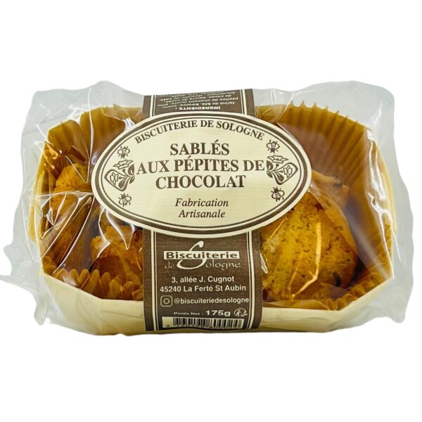 SABLÉS AUX PÉPITES DE CHOCOLAT BISCUITERIE DE SOLOGNE