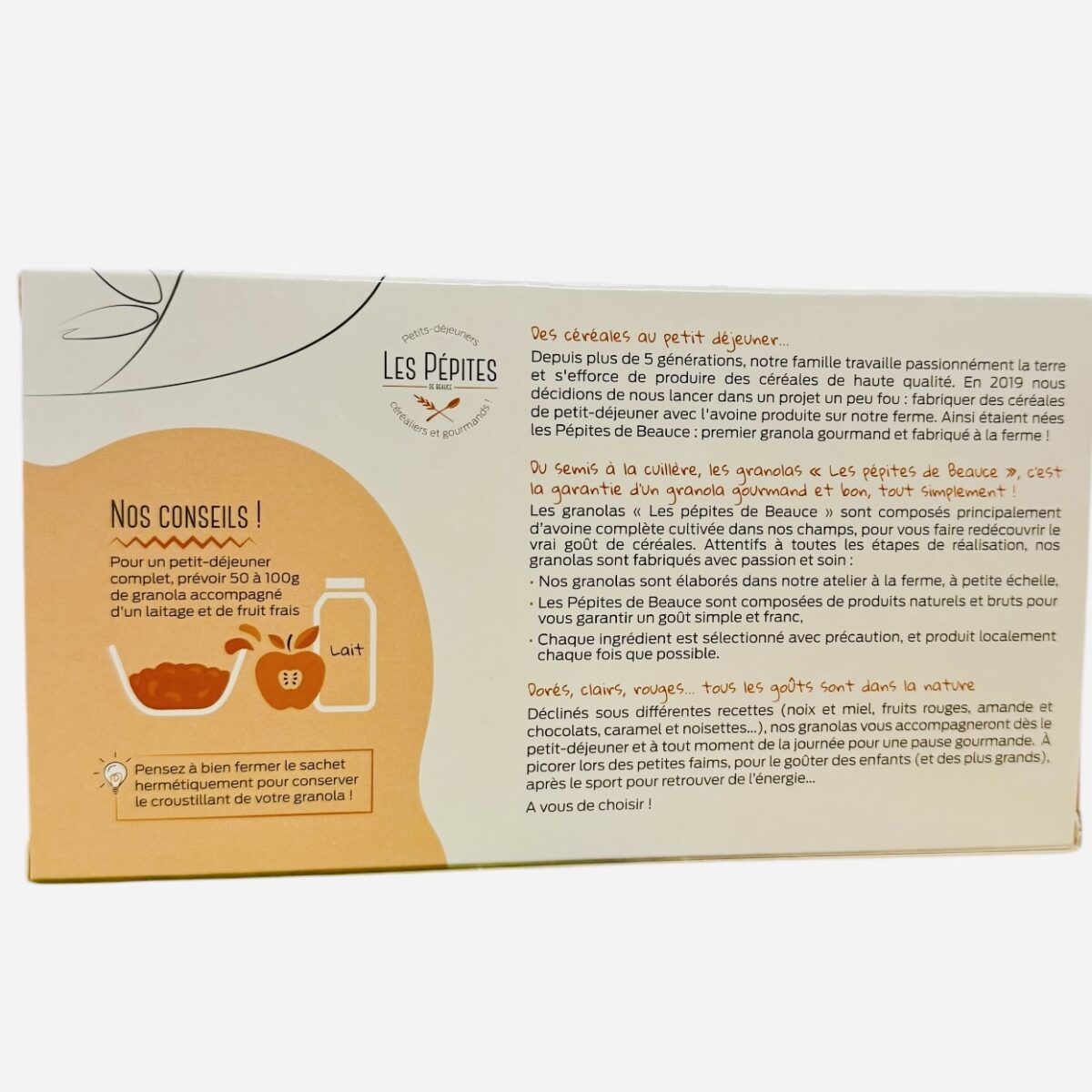 GRANOLA CARAMEL LES PÉPITES DE BEAUCE – Image 3