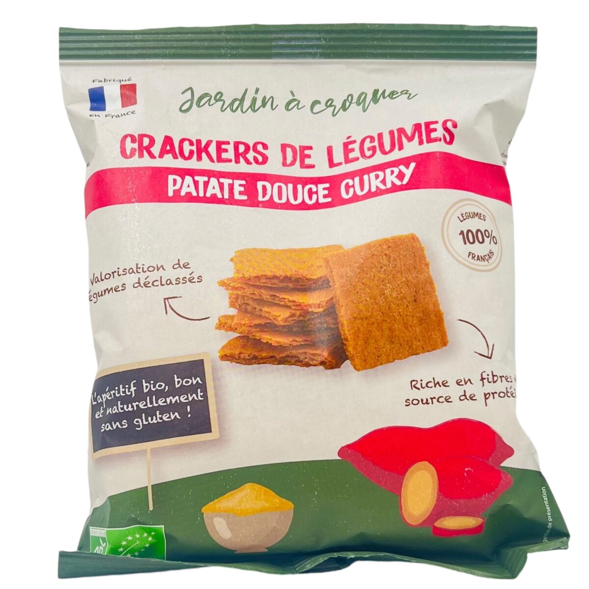 CRACKERS PATATE DOUCE CURRY JARDIN A CROQUER – Image 1