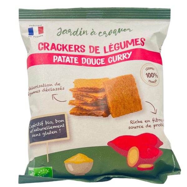 CRACKERS PATATE DOUCE CURRY JARDIN A CROQUER