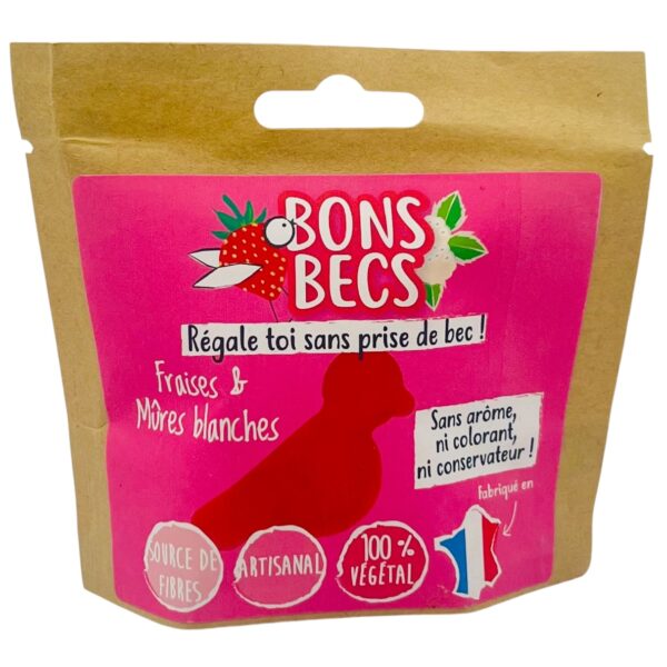 BONBONS FRAISES ET MURES BLANCHES BONS BECS