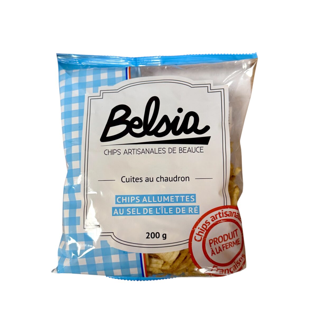 CHIPS ALLUMETTES AU SEL D'ÎLE DE RÉ BELSIA – Image 1