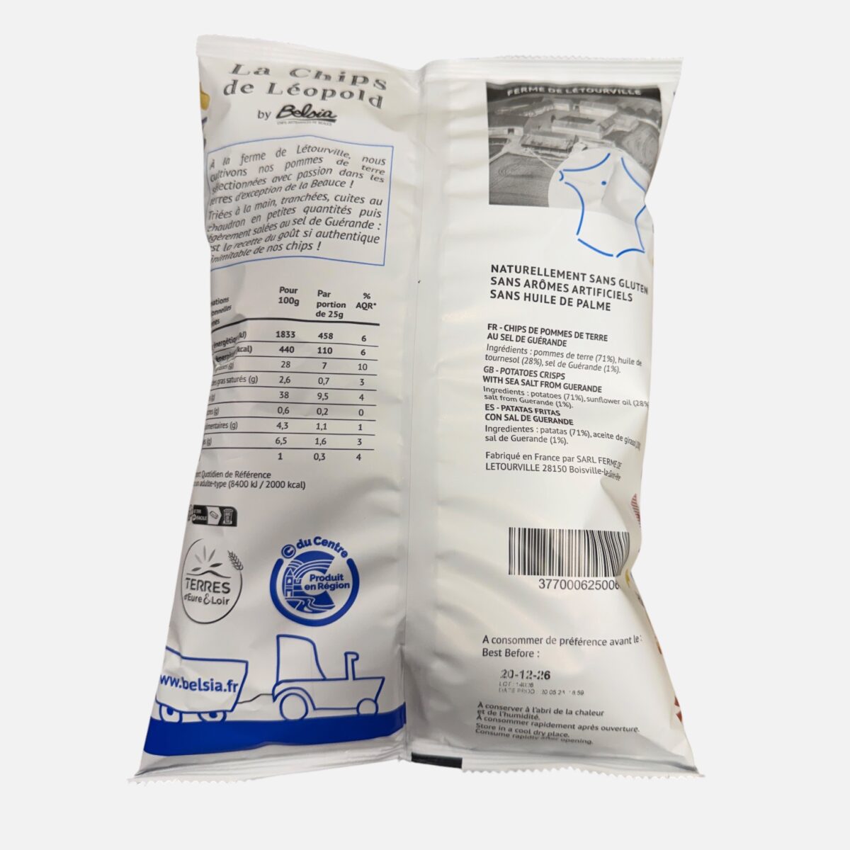LA CHIPS DE LÉOPOLD ONDULÉE AU SEL DE GUÉRANDE BELSIA – Image 2