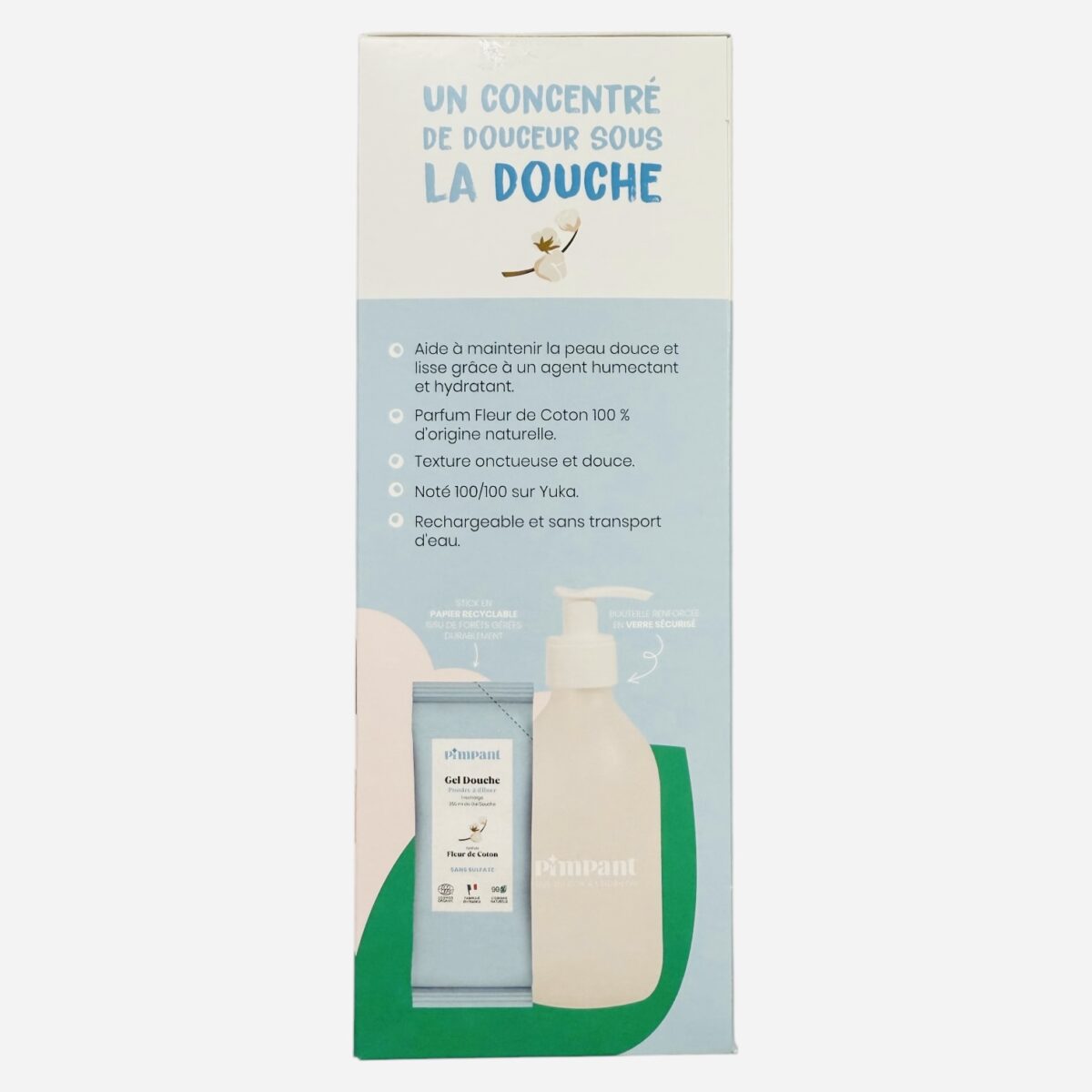 KIT DECOUVERTE GEL DOUCHE FLEUR DE COTON PIMPANT – Image 2