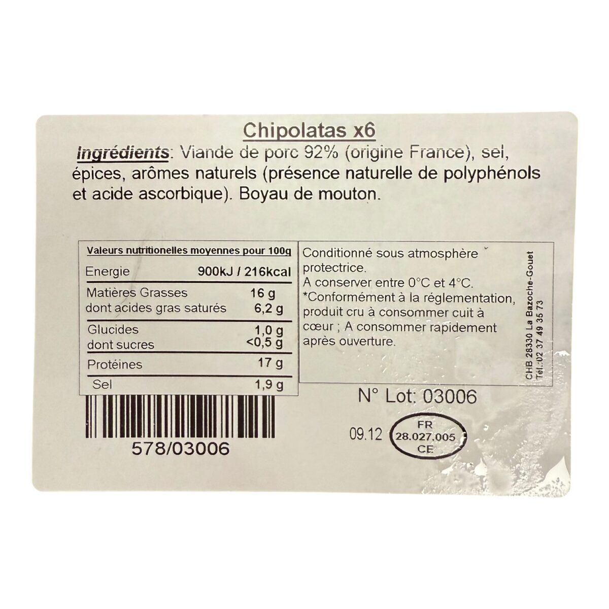 CHIPOLATAS NATURE X6 "LE BAZOCHON" – Image 3