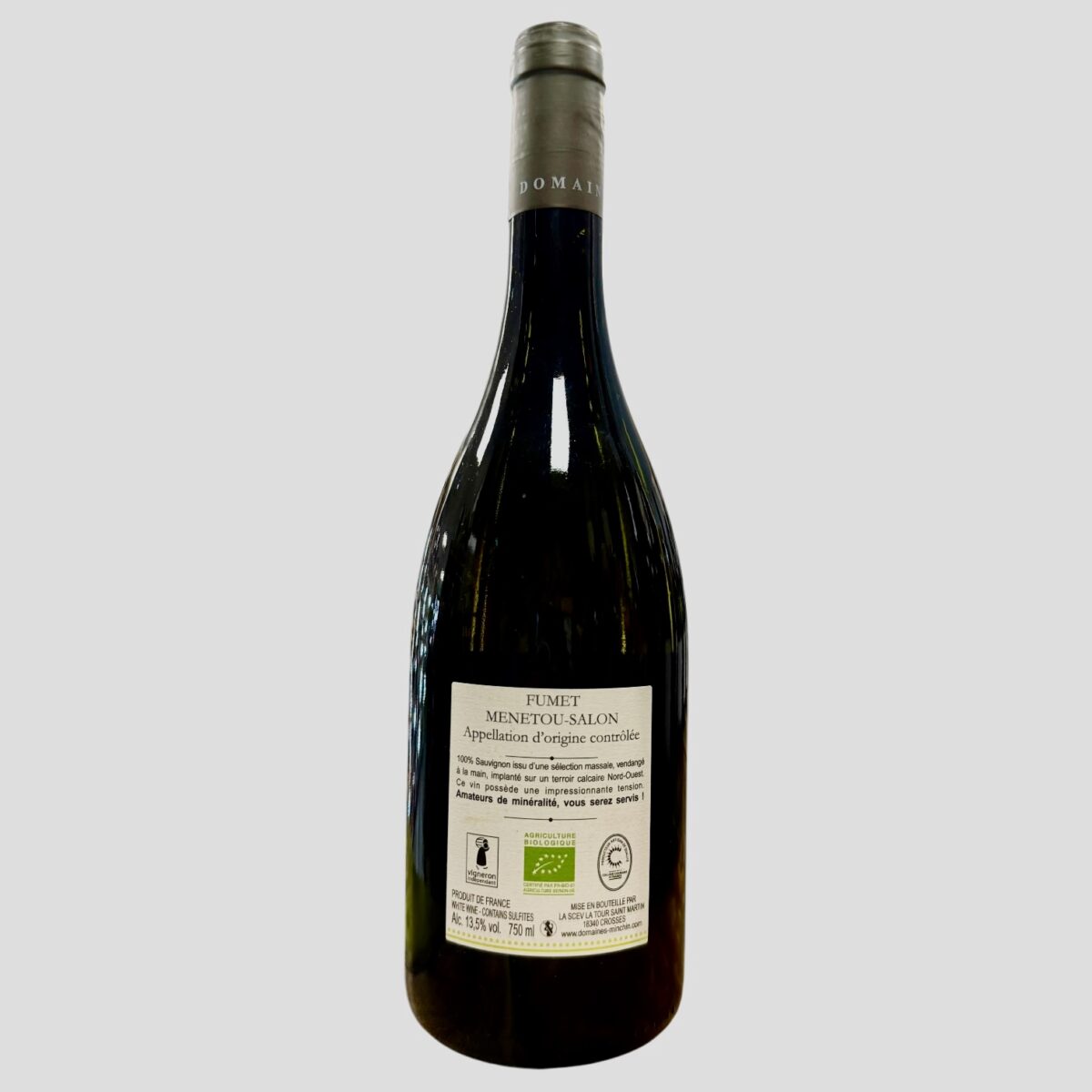 VIN BLANC BIO "FUMET" AOC MENETOU-SALON 2022 – Image 2