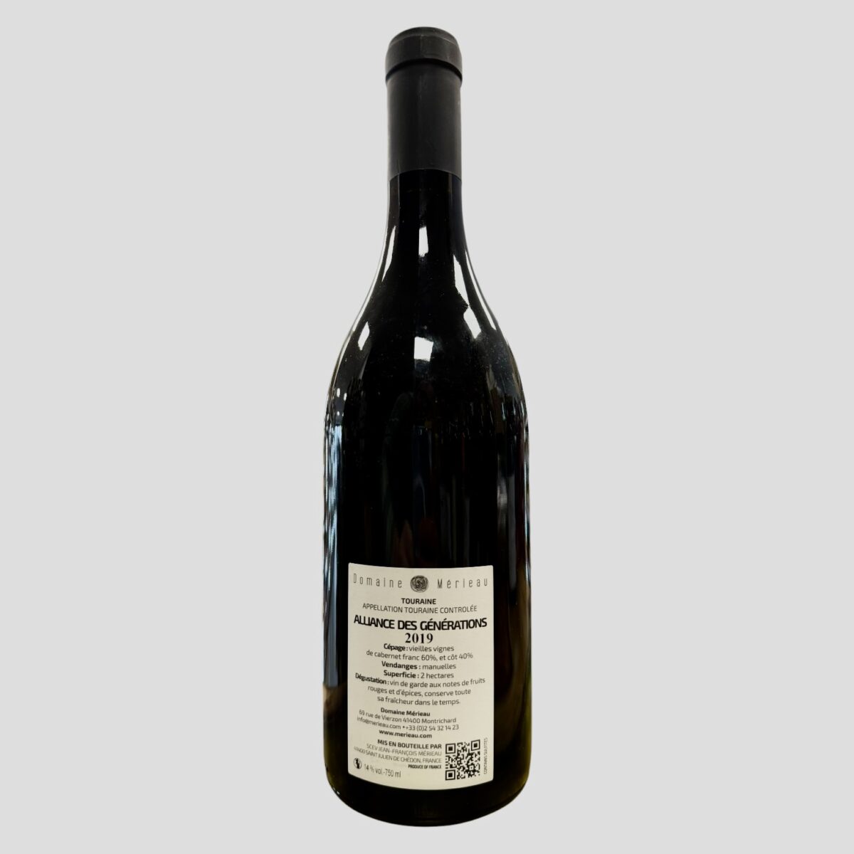 VIN ROUGE "ALLIANCE DES GENERATIONS" 2019 – Image 2