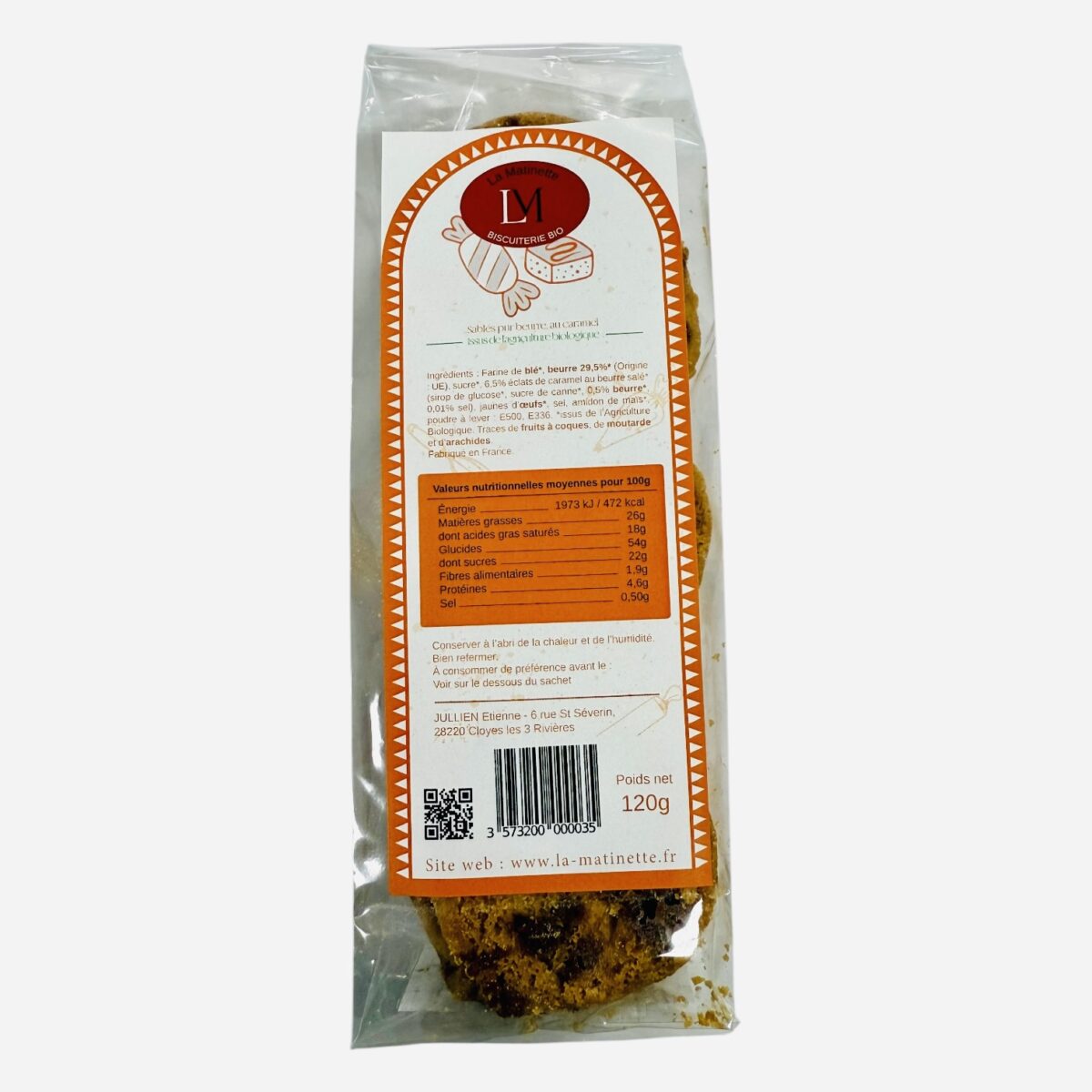 BISCUITS SABLES CARAMEL "LA MATINETTE" – Image 2