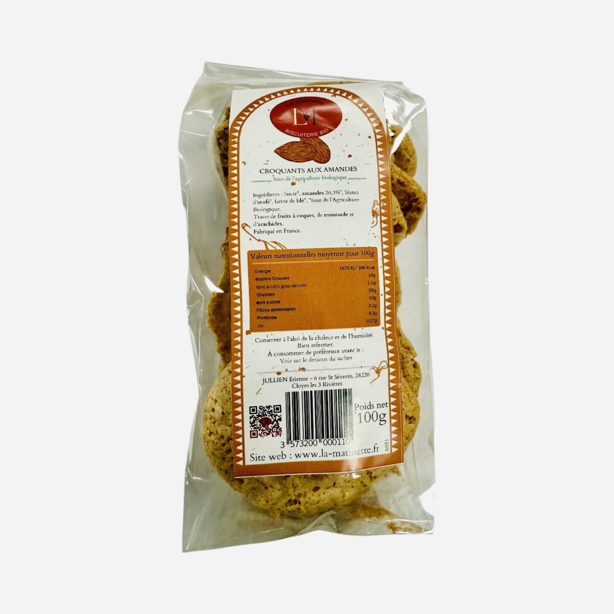 BISCUITS CROQUANTS AMANDES "LA MATINETTE" – Image 2