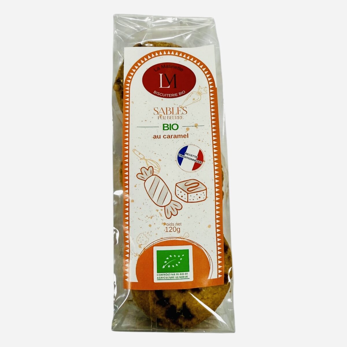 BISCUITS SABLES CARAMEL "LA MATINETTE" – Image 1