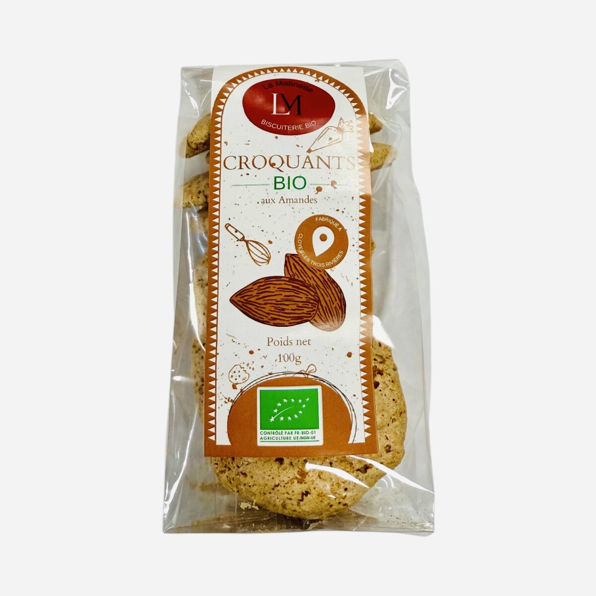 BISCUITS CROQUANTS AMANDES "LA MATINETTE" – Image 1