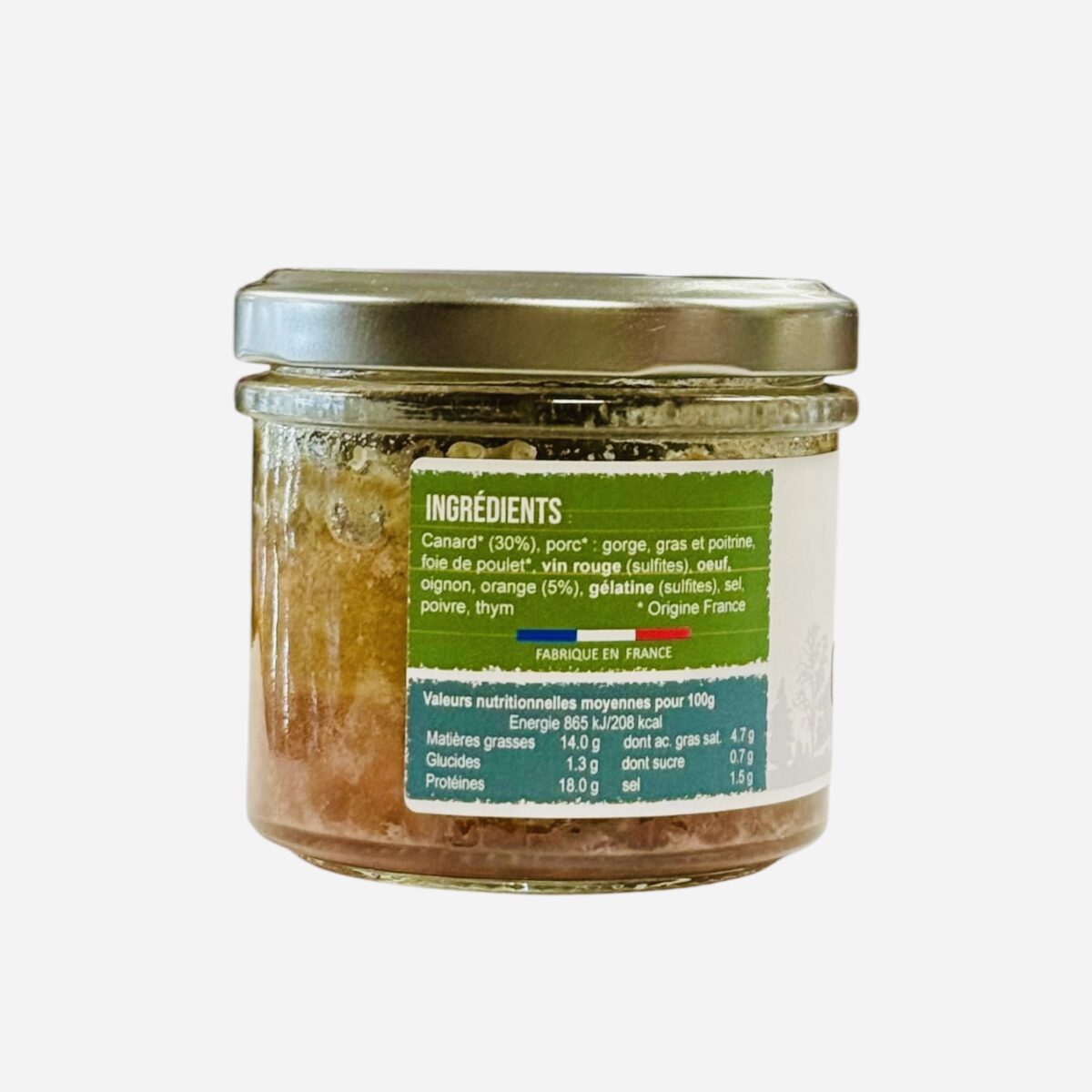 PATÉ DE CANARD À L'ORANGE "LA BOURRICHE AUX APPETITS" – Image 2