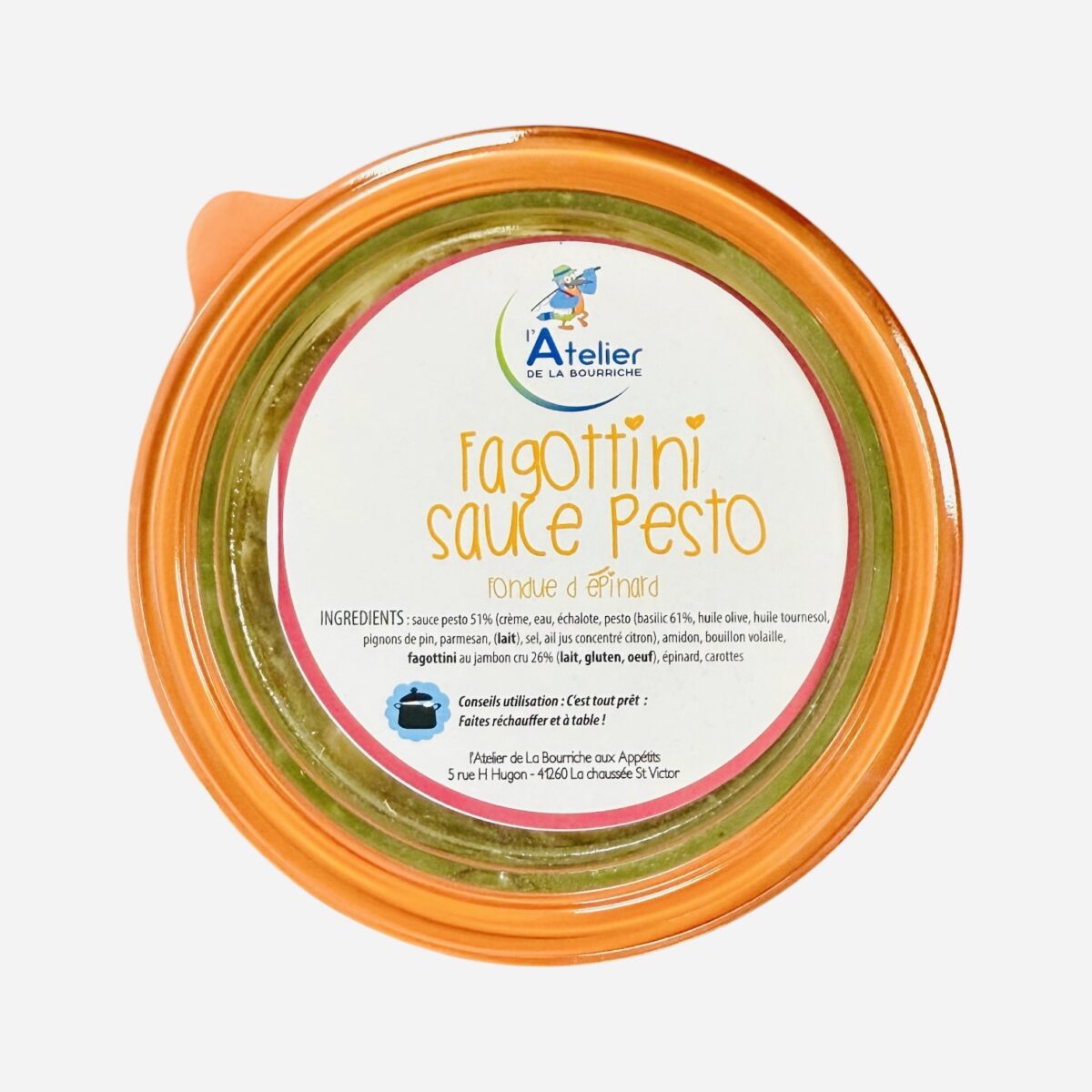 FAGOTTINI AU JAMBON SAUCE PESTO LA BOURRICHE AUX APPETITS – Image 3