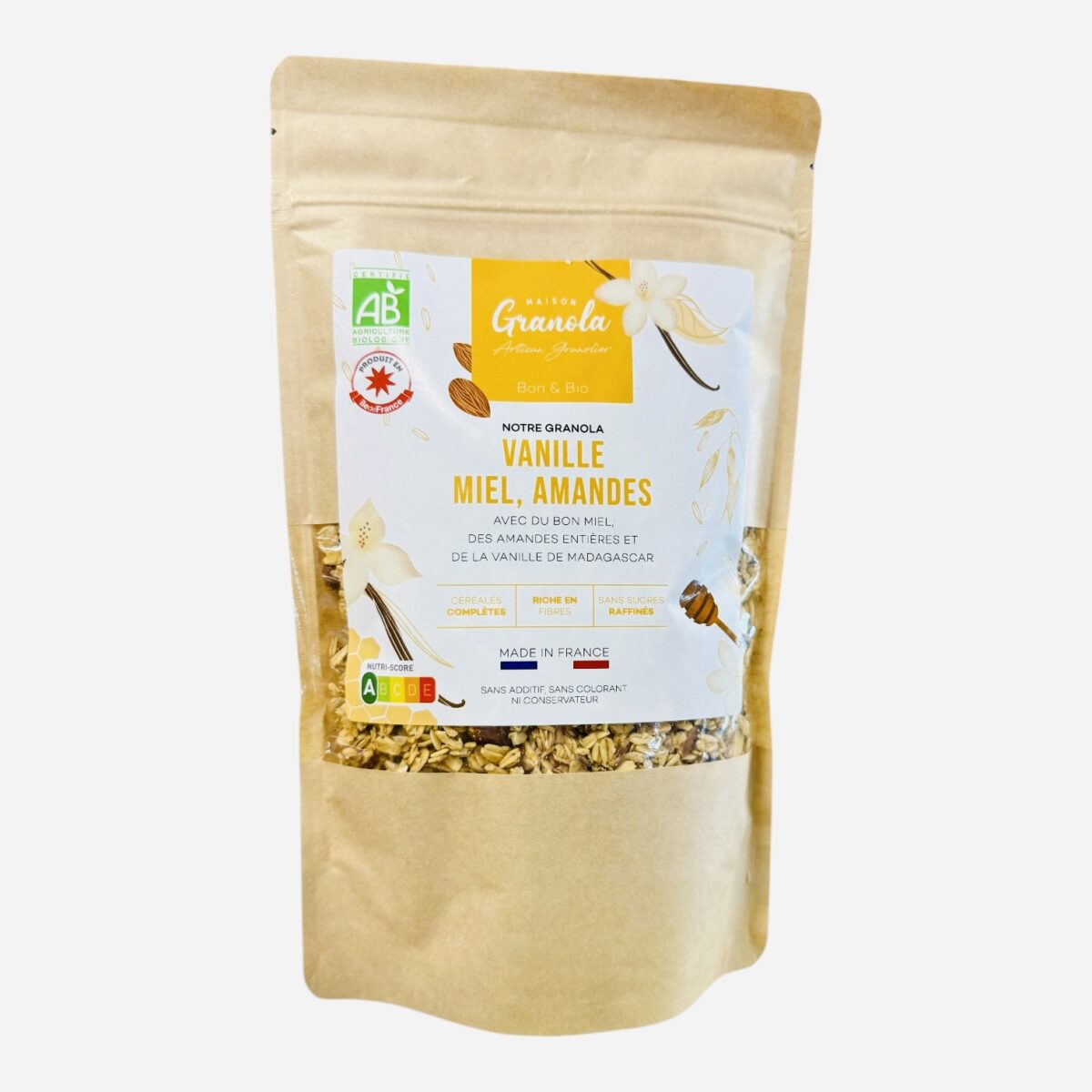GRANOLA VANILLE MIEL AMANDES MAISON GRANOLA – Image 1