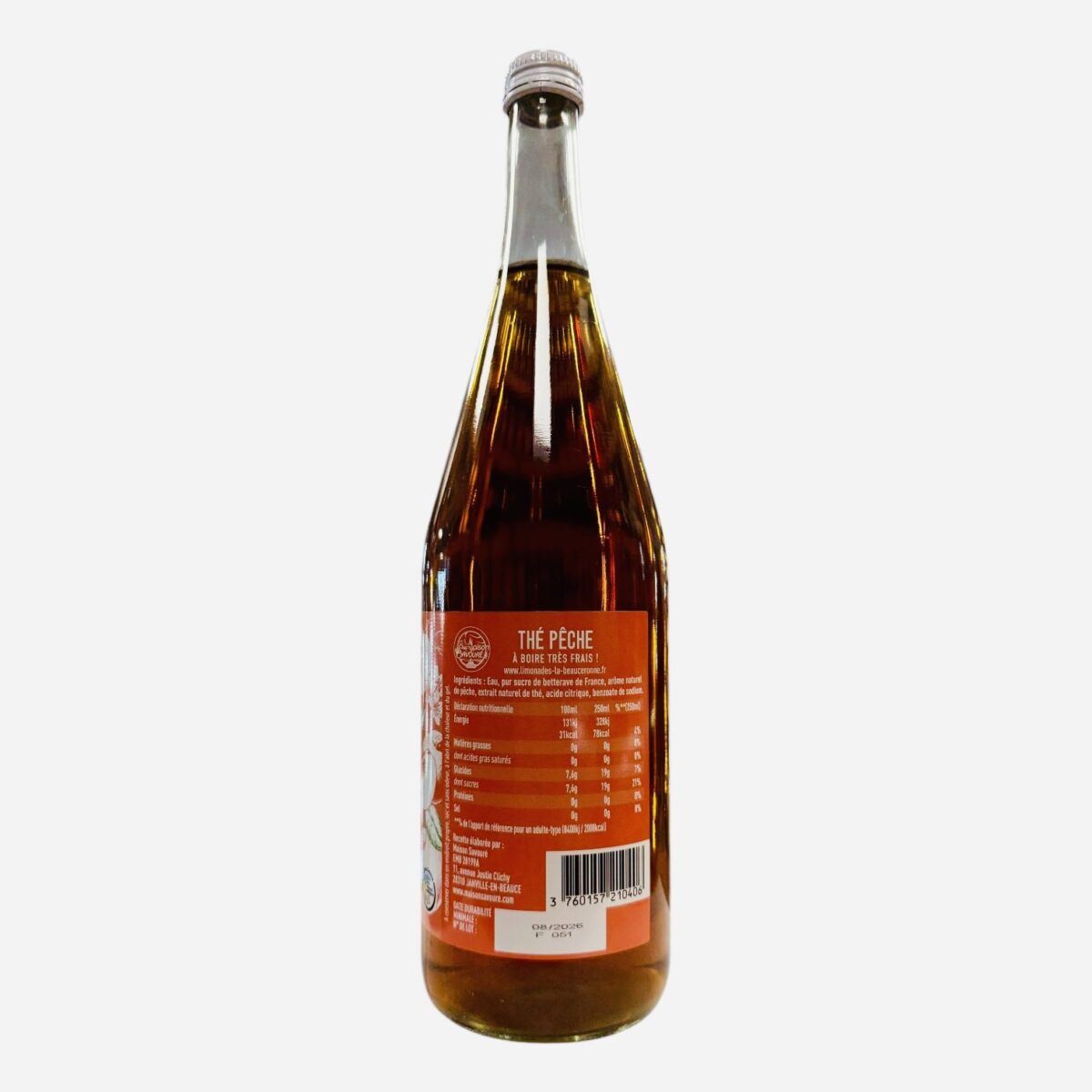 THÉ GLACÉ À LA PÊCHE "LA BEAUCERONNE" – Image 2