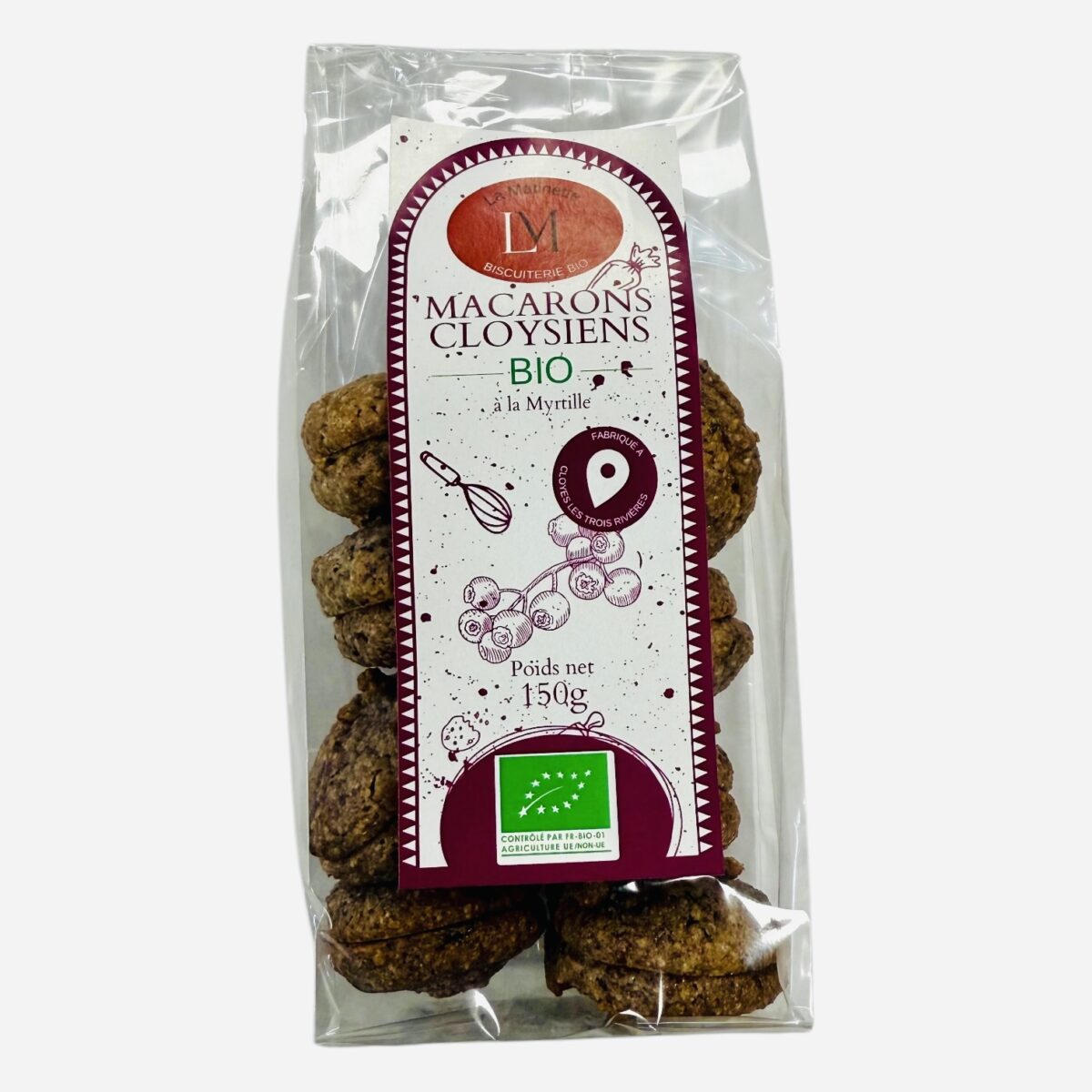 MACARONS CLOYSIENS A LA MYRTILLE "LA MATINETTE" – Image 1