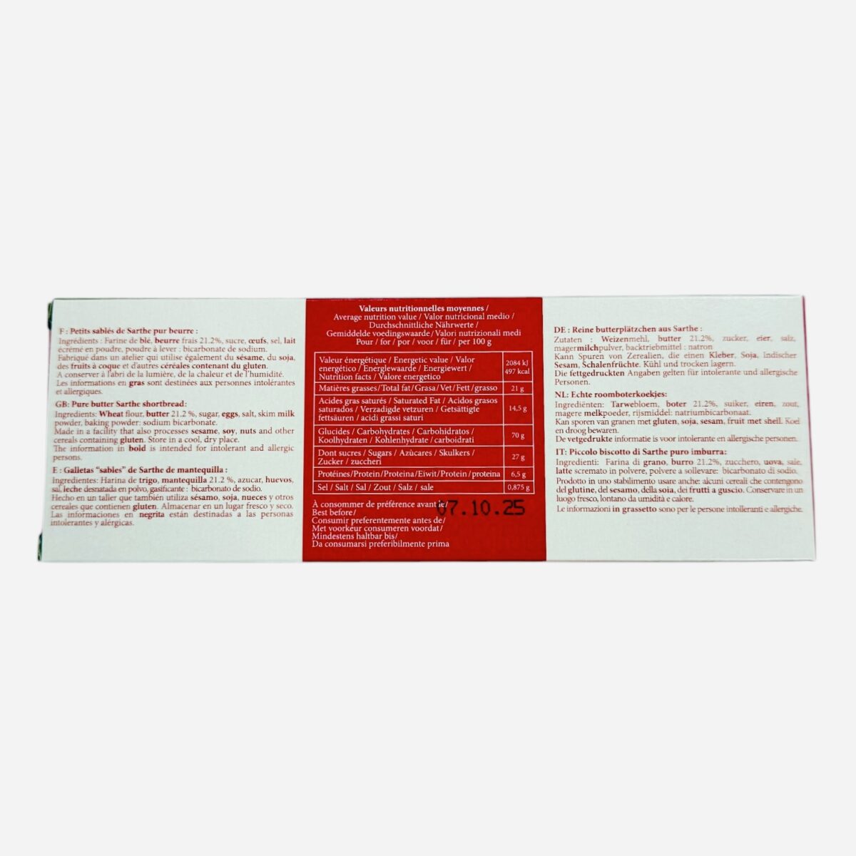 ETUI SABLÉS NATURE "LA SABLESIENNE" – Image 2