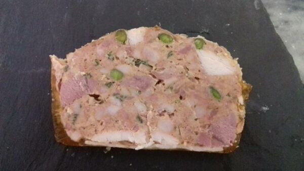 TERRINE VOLAILLE PISTACHE "L'AUTHENTIQUE DU BOIS D'ARET"