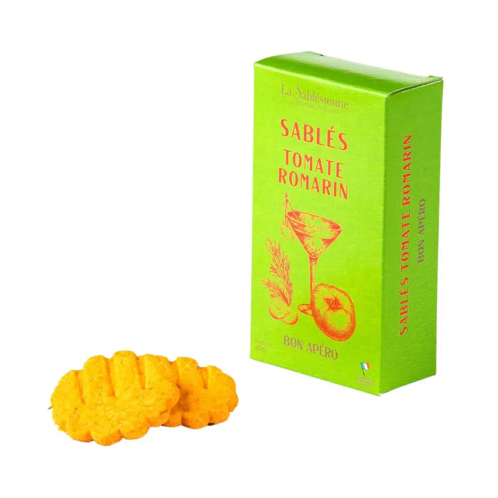 TOMATE PETITS SABLÉS SALÉS TOMATE ROMARIN "LA SABLÉSIENNE" – Image 1