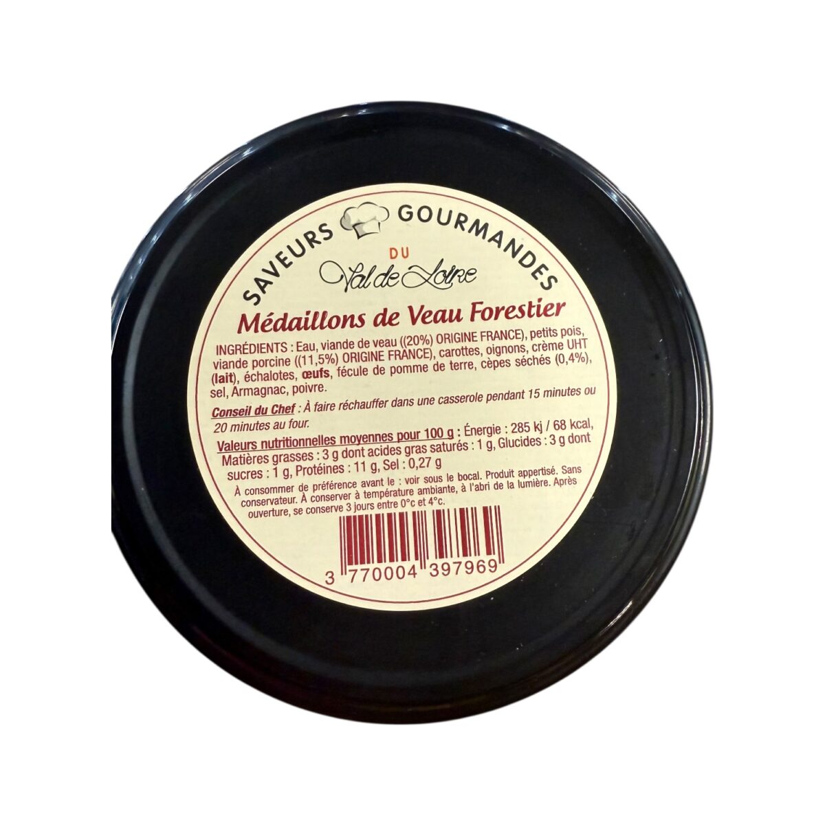 MEDAILLON DE VEAU FORESTIER – Image 2