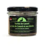 TERRINE DE CANARD AU FOIE DE CANARD ET AUX GIROLLES