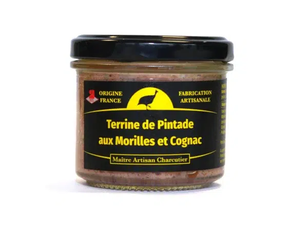 TERRINE DE PINTADE AUX MORILLES ET AU COGNAC
