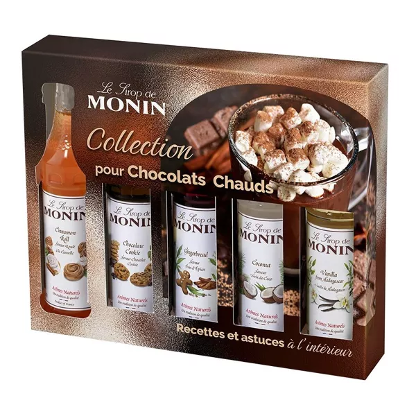COFFRET DE SIROPS POUR CHOCOLATS CHAUDS