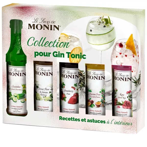 COFFRET DE SIROPS POUR GIN TONIC