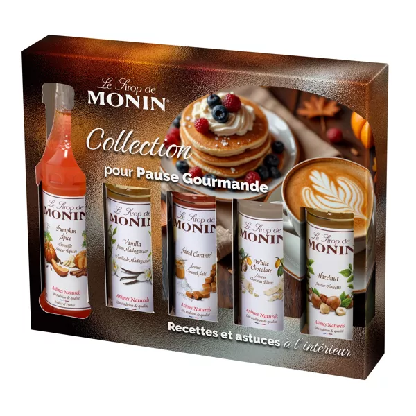 COFFRET DE SIROPS POUR PAUSE GOURMANDE