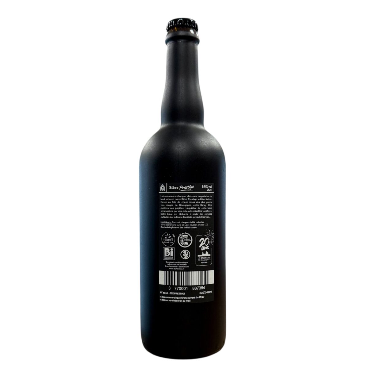 BIÈRE CUVÉE PRESTIGE BRASSERIE L’EURÉLIENNE – Image 2