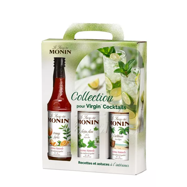 COFFRET DE SIROPS POUR COCKTAILS SANS ALCOOL