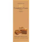 TABLETTE PRALINÉ FEUILLETÉ CARAMEL BEURRE SALÉ "COMPTOIR DU CACAO"