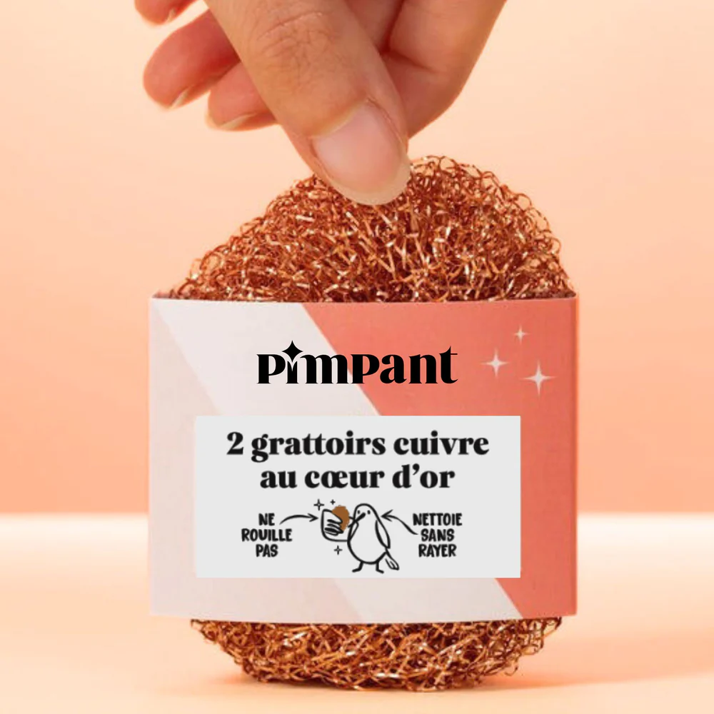 GRATTOIR LOT DE 2 GRATTOIRS CUIVRE PIMPANT – Image 1