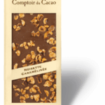 TABLETTE CHOCOLAT LAIT NOISETTE CARAMELISÉE "COMPTOIR DU CACAO"
