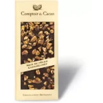TABLETTE CHOCOLAT NOIR NOIX DE PÉCAN CARAMÉLISÉE "COMPTOIR DU CACAO"