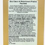 MINI ÉTUI COEUR ET ASSORTIMENT PRALINÉ FEUILLETÉ "COMPTOIR DU CACAO" – Image 2