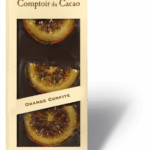 TABLETTE CHOCOLAT NOIRE ORANGE CONFITE "COMPTOIR DU CACAO"