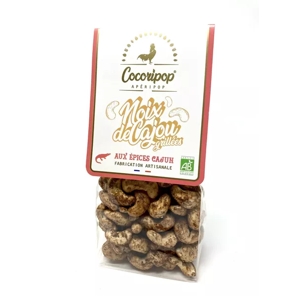 NOIX DE CAJOU GRILLÉES AUX ÉPICES CAJUN COCORIPOP