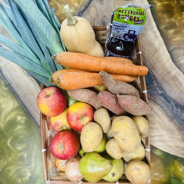 IMG_6080 PANIER DE FRUITS ET LÉGUMES DU MOIS D'AUTOMNE À 16€ – Image 1