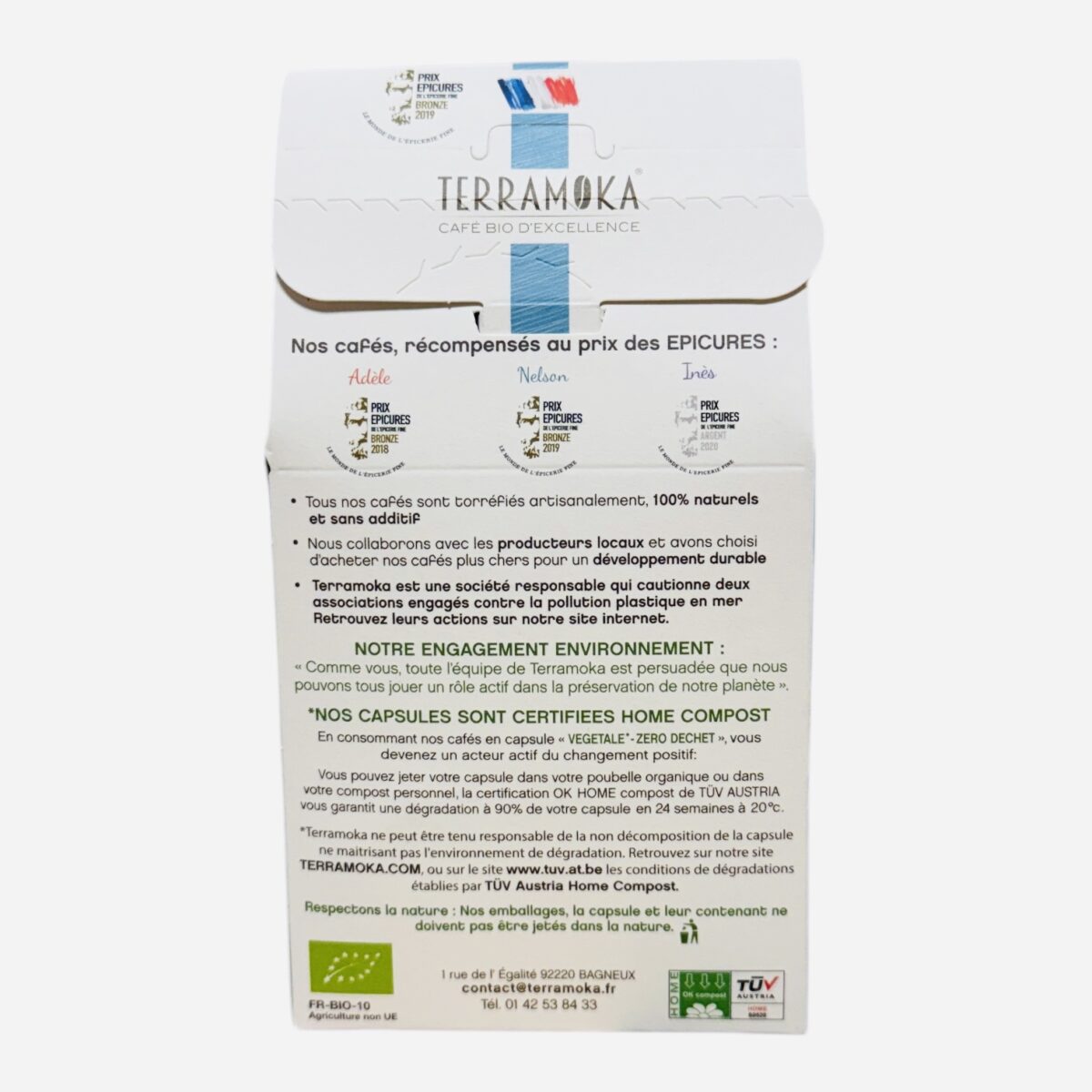 CAPSULES À CAFÉ BIO DÉCAFÉINÉ "PÉROU" LA BRULERIE CHARTRAINE – Image 2